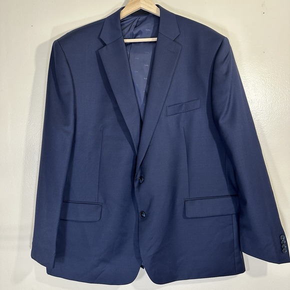 Michael Kors Other - Michael Kors Men's 48R Classic-Fit Wool-Blend Stretch Solid Suit Jacket Navy